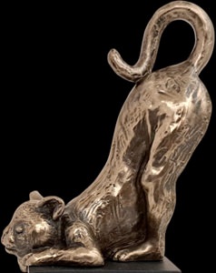 Gaveide-til-katteelsker-eksklusiv-skulptur